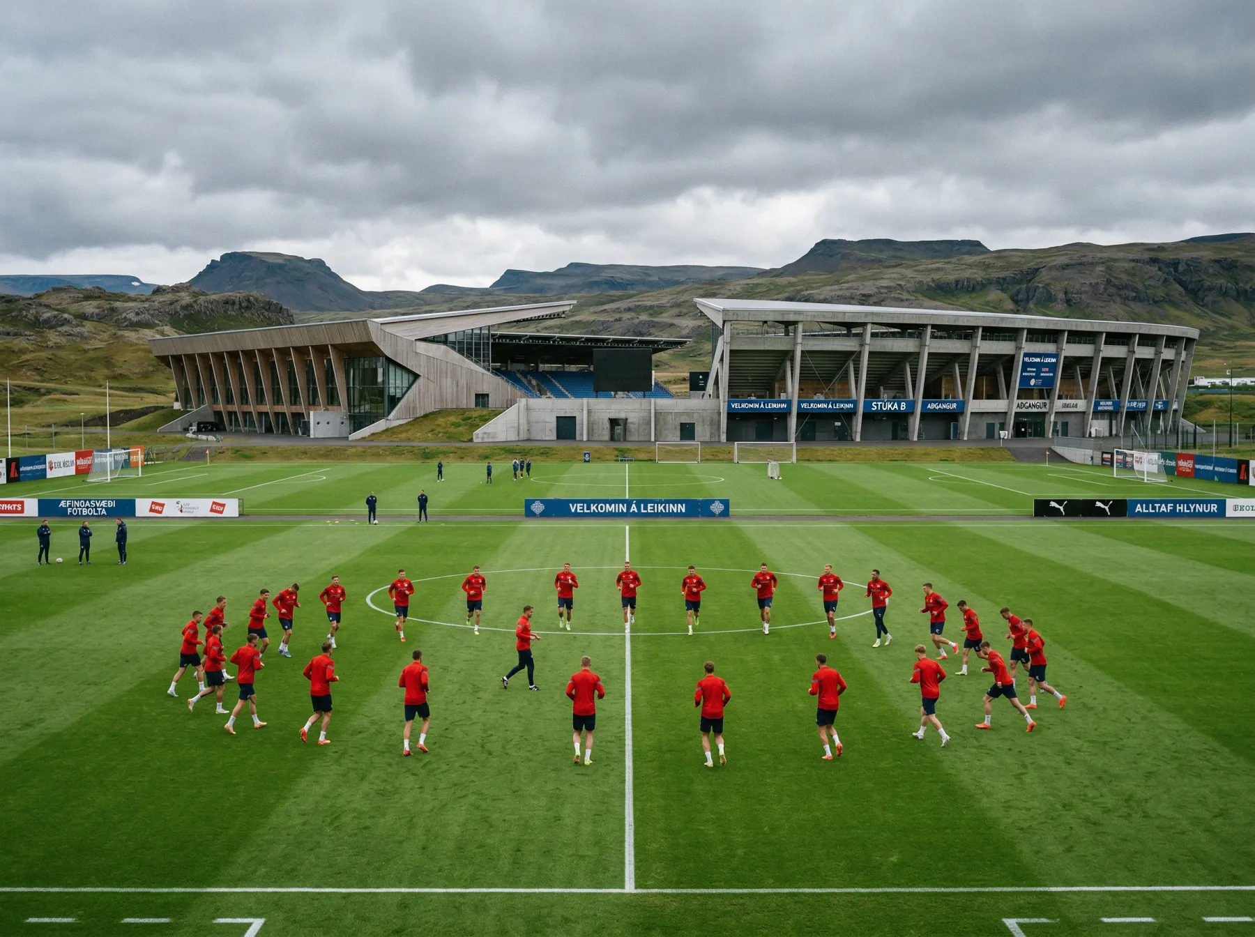 Norska landsliðið í fótbolta undirbýr sig fyrir heimsmeistaramótið 2026